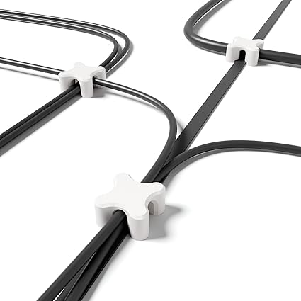 Magnetic Cable Organizer – Desktop Multipurpose Cord Keeper & Cable Management Clip for Home & Office