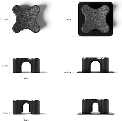 Magnetic Cable Organizer – Desktop Multipurpose Cord Keeper & Cable Management Clip for Home & Office